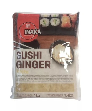 Imbir marynowany biały do sushi 1/1,4kg Inaka