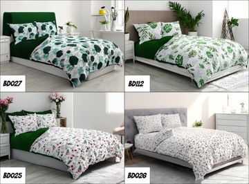 КОМПЛЕКТ ПОСТЕЛЬНОГО БЕЛЬЯ 200X220 100% ГРУБЫЙ ХЛОПОК ГЛАВНЫЙ ДВУХСТОРОННИЙ МНОГО УЗОРОВ