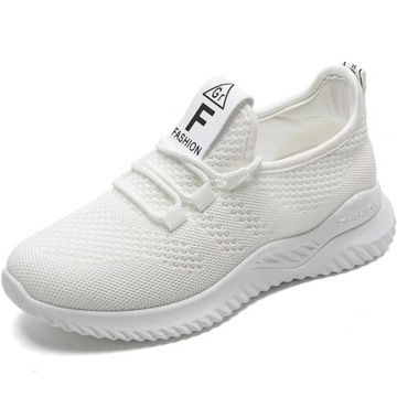 Buty sportowe siateczkowe w kolorze białym rozmiar 36 - 40
