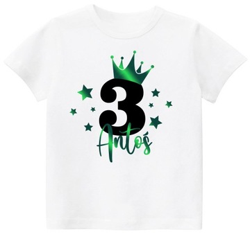 Koszulka T-SHIRT URODZINY 3 LATA IMIĘ r. 98