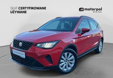 Seat Arona Crossover Facelifting 1.0 TSI 110KM 2023 Seat Arona Style, FV 23, DSG, Tempomat, Asystenci, Bezwypadkowy, 1 wlascic