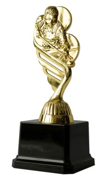 Statuetka BILARD bilardzista 18 cm + NADRUK P1