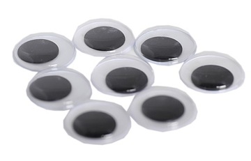 Sztuczne oczy oczka ruchome śr. 25mm/20sztuk OCZY