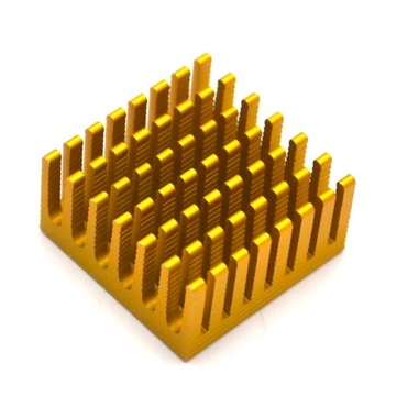 Radiator 28x28x15mm Złoty