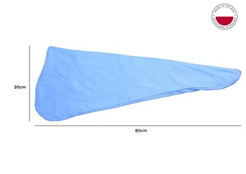 ПОЛОТЕНЦЕ НА ГОЛОВУ, СИНИЙ ТЮРБАН ДЛЯ ВОЛОС.