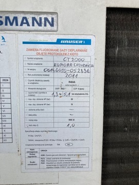 Komora chłodnicza chłodnia na 3 EUR PALETY