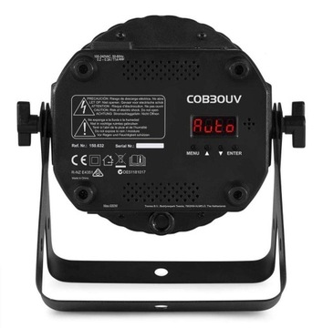 Ультрафиолетовый STROBO FLATPAR LED COB 30W IEC DMX