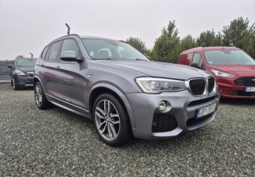 BMW X3 F25 SUV 2.0 20d 190KM 2015 BMW X3 2,0 190 KM Automat F1 Navi Xenon PDC 2.0 Diesel 190KM