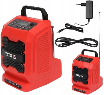 YATO RADIO BUDOWLANE AKUMULATOROWO SIECIOWE 18V