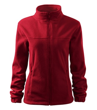 Bluza damska polar ciepły JACKET 504 czerwony L
