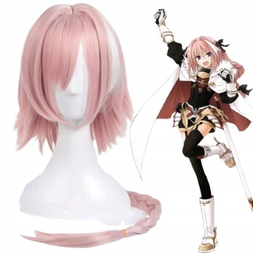 Peruka cosplay Fate / go Apocrypha FGO Astolfo Afu