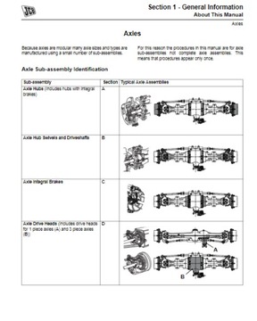 JCB Руководство по техническому обслуживанию коробок передач