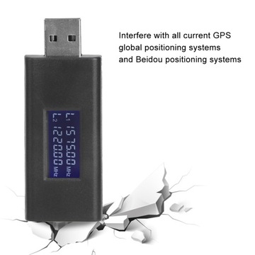 Портативный автомобильный блокировщик сигналов GPS USB, блокировщик помех, щит,