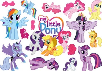 TATUAŻE ZMYWALNE MY LITTLE PONY WZORY JAKOŚĆ
