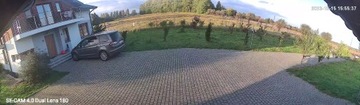 КАМЕРА 2В1 ШИРОКИЙ УГОЛ ОБЗОРА 180° НАРУЖНАЯ IP WIFI 2x 2MPX 4x ZOOM