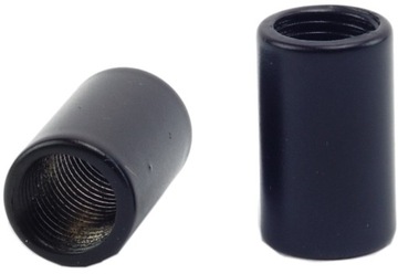 czarna mufa M10 do lamp mufka gładka 2cm loft DIY