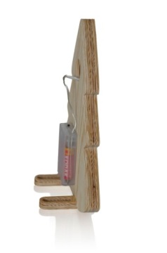 Деревянная елка 3D с подсветкой LED 25