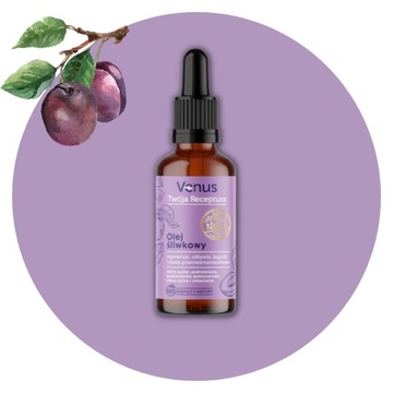 OLEJ ŚLIWKOWY VENUS NATURE SKÓRA SUCHA