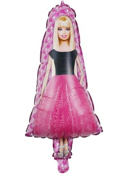 Balon foliowy Lalka BARBIE prezent urodziny 70cm