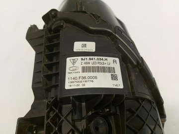 PORSCHE TAYCAN 4S 9J1 2022 SVĚTLO PRAVÁ PŘEDNÍ 9J1941034H