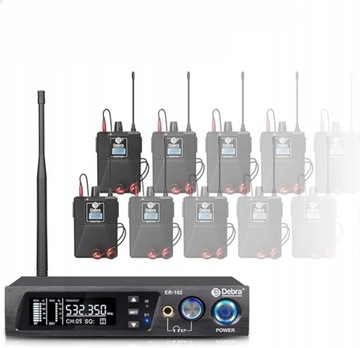 Беспроводная внутриканальная система мониторинга Debra Audio PRO ER-102 UHF
