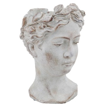 DONICZKA TWARZ SZARA BETONOWA MADONNA21x10cm GŁOWA