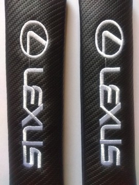 Lexus nakładki na pasy bezpieczeństwa Carbon