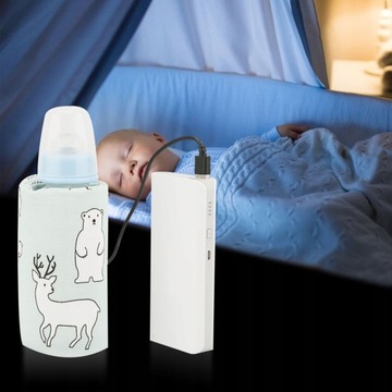 Портативная изоляционная втулка для бутылки с молоком USB