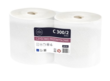 Czyściowo ELLIS PROFESSIONAL 300/2 celuloza 290m 2 warstwy 2 szt. biały PZH