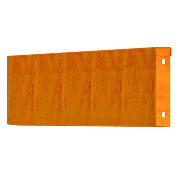 Obrzeże ogrodowe trawnikowe corten proste 100x18