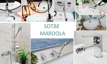 Смеситель для умывальника, стоячий смеситель для ванной комнаты, поворотный излив ARMATURA SOTBE