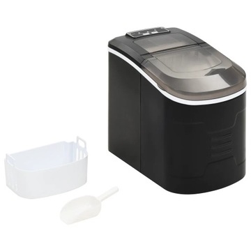 Kostkarka do lodu, czarna, 2,4 L ,15 kg/24 h
