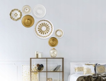 Потолочная розетка из полистирола Р-3, декор для стен