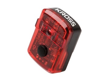 Lampka Rowerowa Tylna KROSS LITTLE RED USB