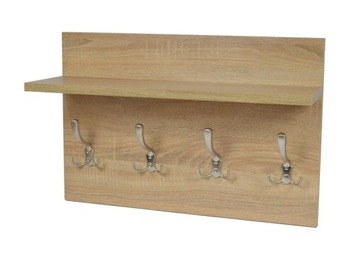 WIESZAK Z PÓŁKĄ DĄB SONOMA 60x40 PRZEDPOKÓJ