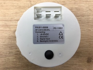 Tachometr Obrotomierz Miernik Wózka Widłowego Koparki 6000 obr./min 85mm