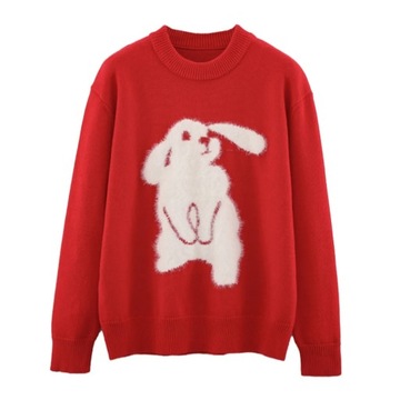 High quality three-dimensional rabbit jacquard wom