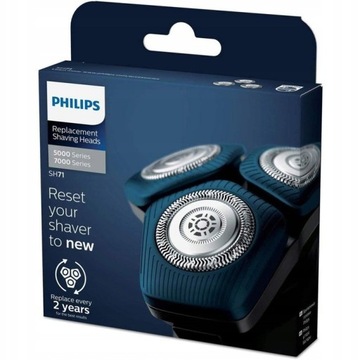 PHILIPS SH71/50 OSTRZA WYMIENNE GŁOWICE PHILIPS DO SHAVER SERIES 3 SZT