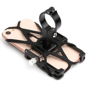 UCHWYT ROWEROWY MOTOCYKLOWY NA TELEFON GUB P10 + GUMA - NA ROWER DO ROWERU