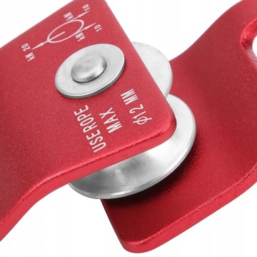 ПОДЪЕМНАЯ ТЯГА, ЗАГРУЗОЧНОЕ КОЛЕСО, КРАСНЫЙ ВЕРЕВОЧНЫЙ СЪЕМНИК