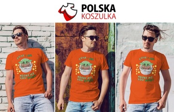 KOSZULKA T-SHIRT BABY YODA GROGU M JAKOŚĆ