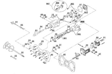 Электронный модуль BL6301 EINHELL RT-MX 1600 E