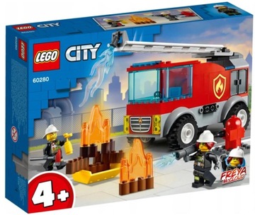 LEGO City 60280 Wóz strażacki z drabiną Straż Nowe