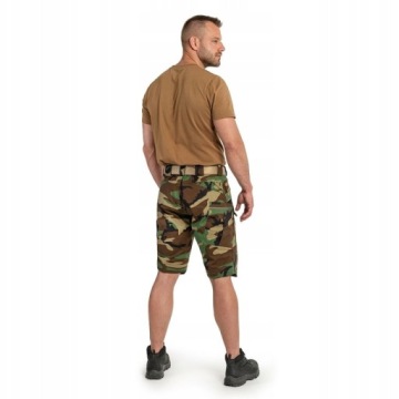 Мужские короткие боевые шорты HELIKON UTS 11 в стиле US Woodland, размер XXL