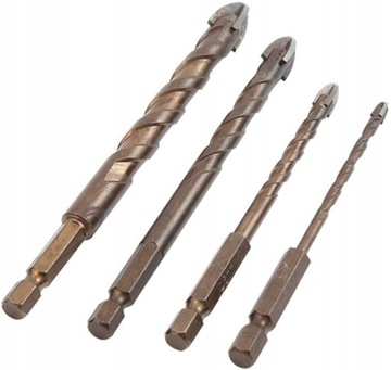 Титановые сверла 7 шт Стекло Керамика Бетон Гранит