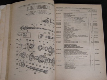 КАТАЛОГ ДЕТАЛЕЙ ДЛЯ РЕМОНТА SKODA 100 110 - 1973 DE GB