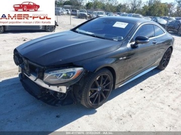Mercedes Klasa S W222 2015 Mercedes-Benz Klasa S S-Coupe 63 Amg 2015 4.0 Benzyna 577KM