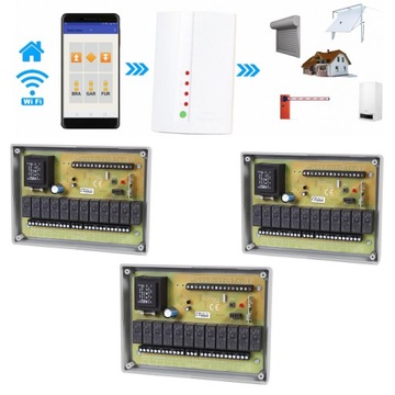Komplet: 3x ST6H sterownik + WF1 - ELMES