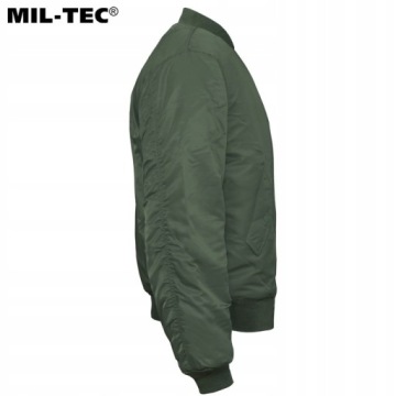 Куртка для бомбардировки Mil-tec Ma1 Basic Army Army Army Fleks Flek Zielona l