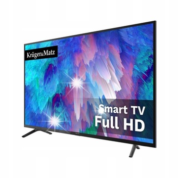 Telewizor 40 cali FullHD SMART D-LED DVB-T2 Wifi HDMI2x USB Kruger&Matz